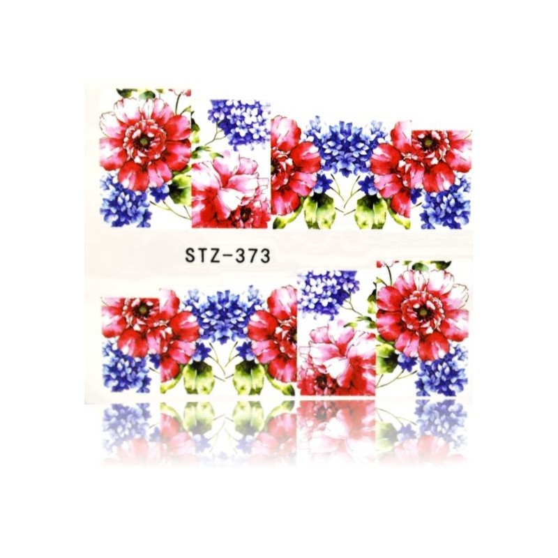 STZ 373 Flowers design  Vodové nálepky - Flowers