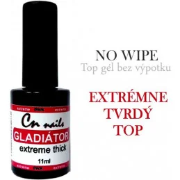 Gladiátor TOP gél NO WIPE 11ml CN nails Ukončovacie, vrchné gély