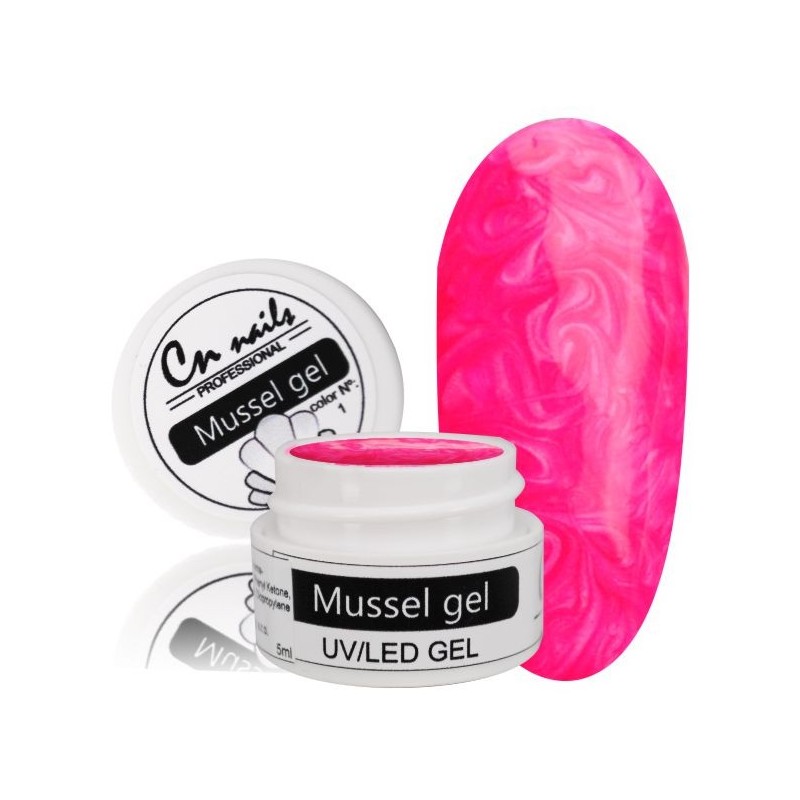 NR.10 Mussel Gel Neon Barbie  Mussel gel