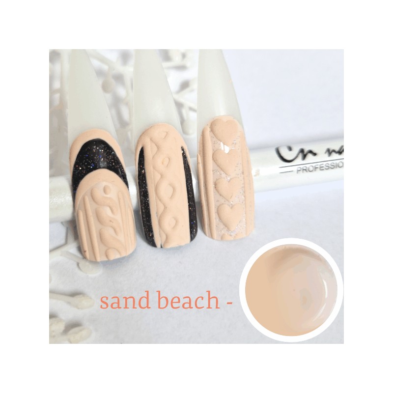 17. Sweater uv/led gél kašmír SAND BEACHCN nails