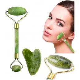 Jadeítový kameň + roll on Gua Sha