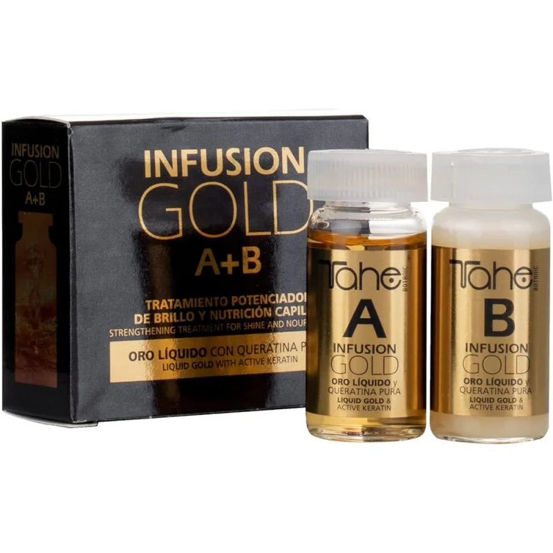 Regenerácia na vlasy Tahe Infusion Gold A+B