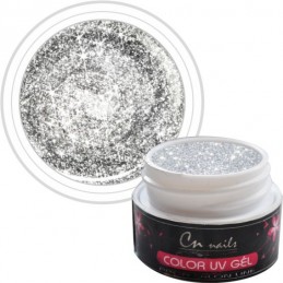 NR.412 Farebný gél Pearl Star 5ml CN nails GLIMMER, glitrové UV GÉLY