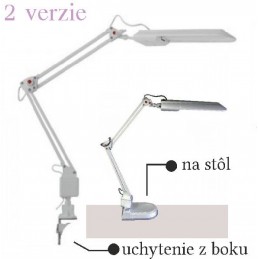 Kozmetická lampa strieborna  Lampy na manikúrny stolík