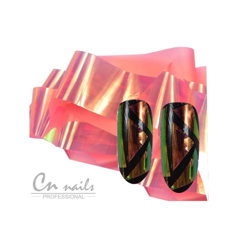 NR.6 Glass effect - nail art fólia   Nail foil - efekt skla