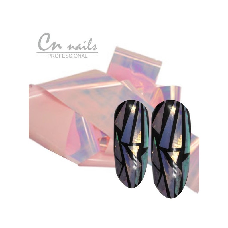 NR.5 Glass effect - nail art fólia   Nail foil - efekt skla